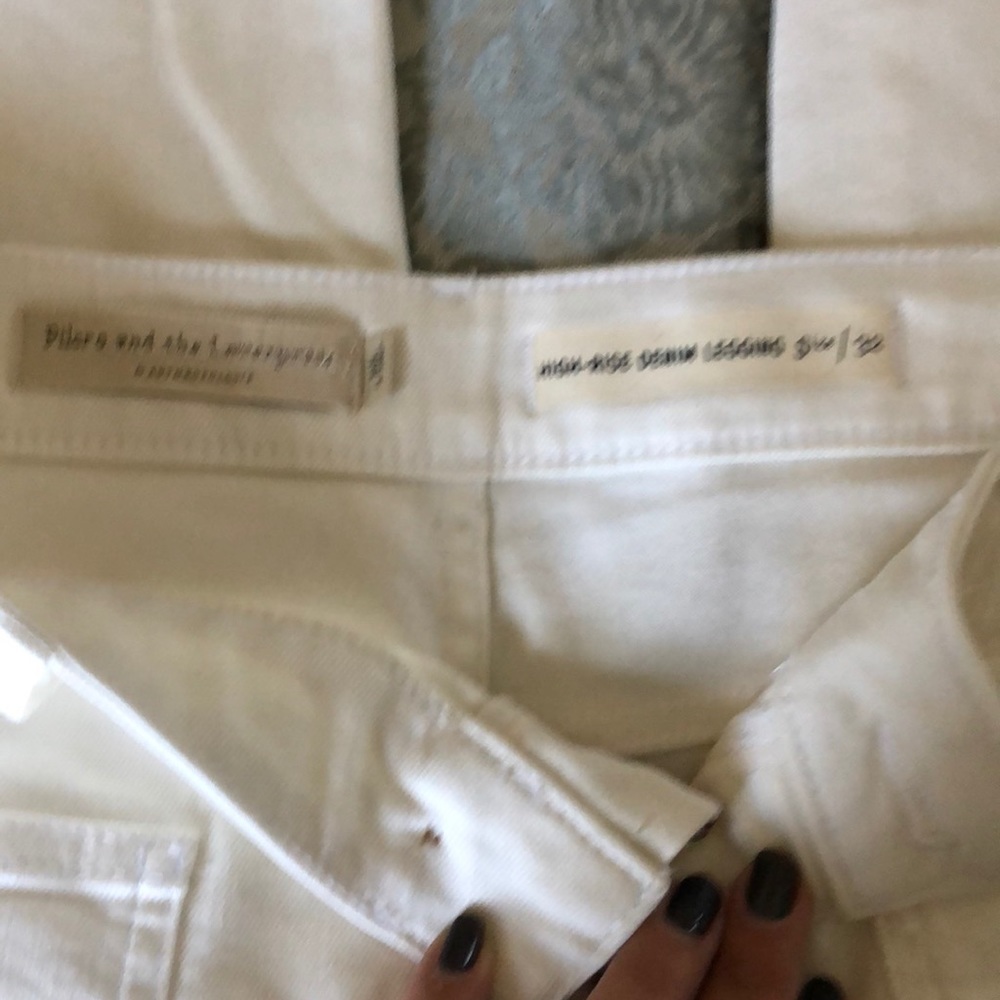 NWT Anthropologie High Rise Denim Skinny Leggings size 32 - Picture 6 of 6